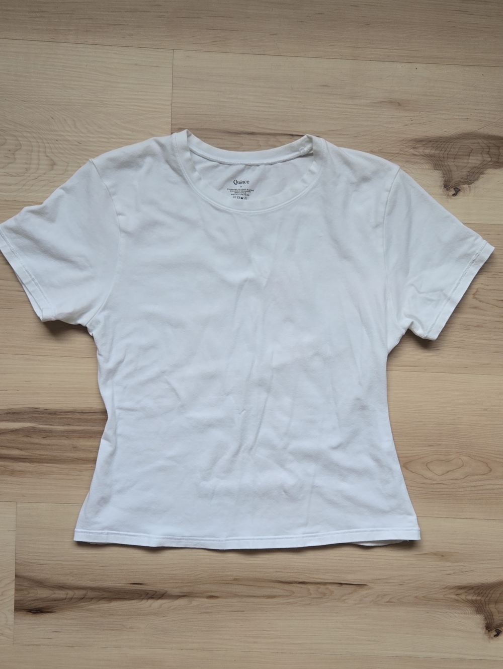 Quince Women's T-Shirt, White, Size Medium